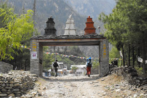 Trekking trails are being shortened due to road construction