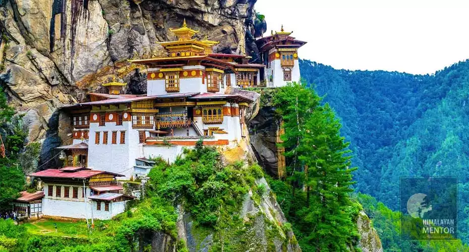 Tiger Nest Monastery view, significant place to visit if you are in Bhutan for a holiday
