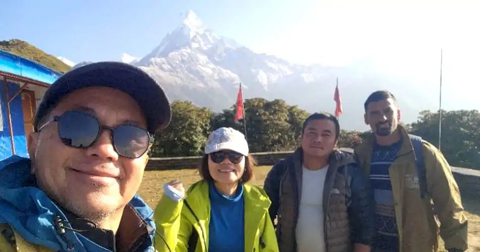 On the way to Mardi Himal