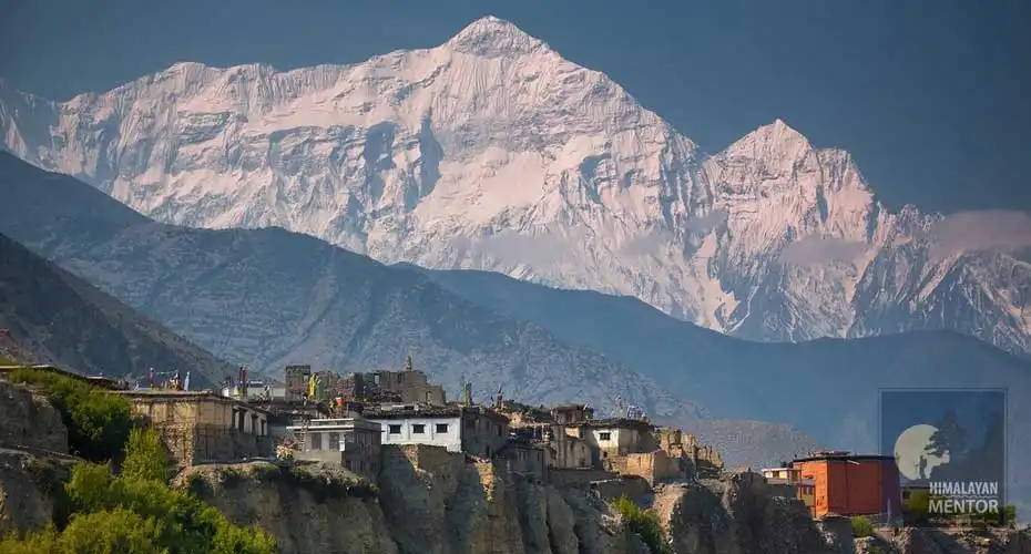 Kagbeni, the major attraction of Nepal mountain tour